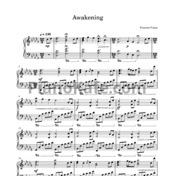 Ноты Vicenzo Piano - Awakening - предпросмотр