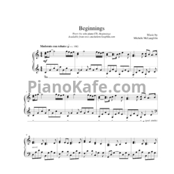 Ноты Michele McLaughlin - Beginnings