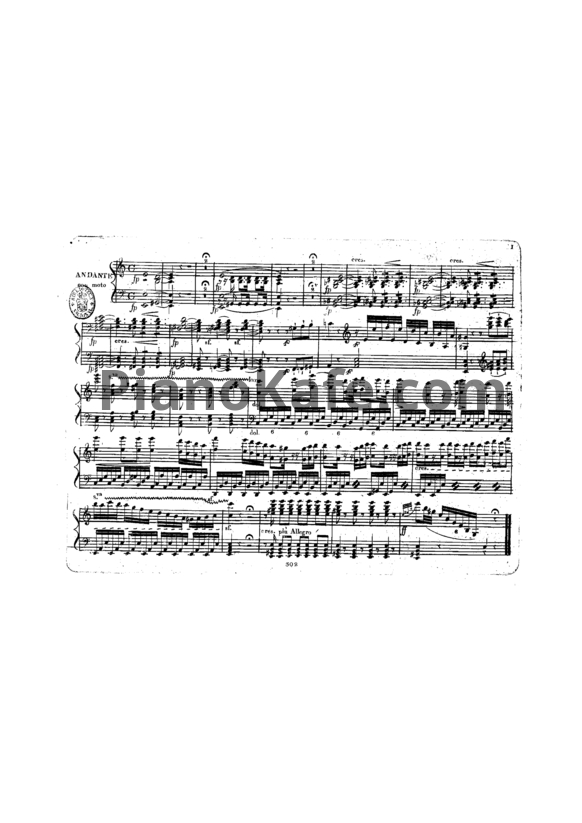 Ноты А. Диабелли - Большая соната для фортепиано и виолончели (Op. 92) - PianoKafe.com