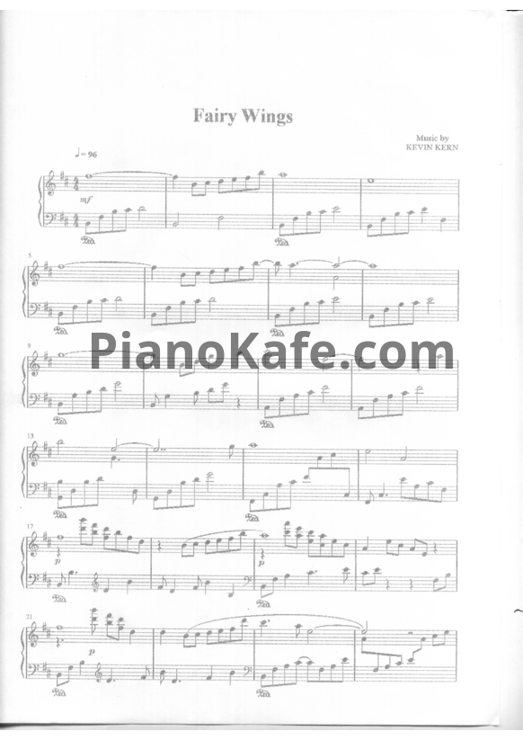 Ноты Kevin Kern - Fairy wings - PianoKafe.com