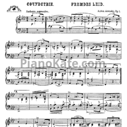 Ноты Антон Аренский - 6 пьес (Op. 1) - предпросмотр