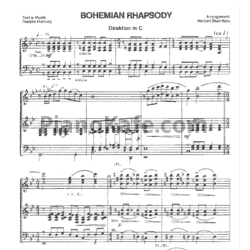 Ноты Queen - Bohemian rhapsody (Arrangement by Norbert Studnitzky) - предпросмотр