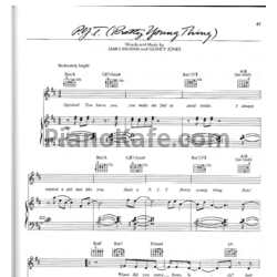 Ноты Michael Jackson - P.Y.T. (Pretty younng thing) - предпросмотр