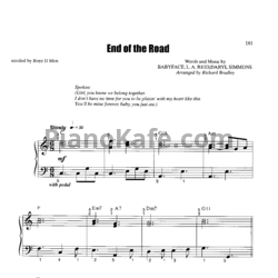 Ноты Boyz II Men - End of the road - предпросмотр