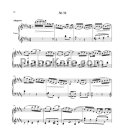 Ноты Владимир Полионный - Прелюдия и фуга №11 - предпросмотр