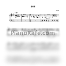 Ноты ABBA - SOS (Piano cover) - предпросмотр