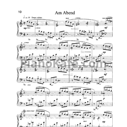 Ноты Манфред Шмитц - Am Abend - предпросмотр