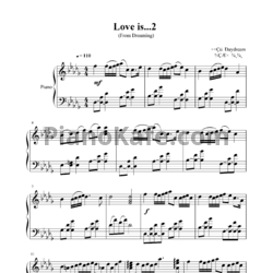 Ноты The Daydream - love is ..2 - предпросмотр