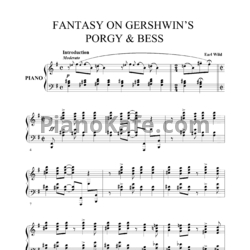 Ноты Earl Wild - Fantasy on Gershwin's "Porgy and Bess" - предпросмотр
