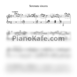 Ноты Cesare Poggi - Serenata sincera - предпросмотр