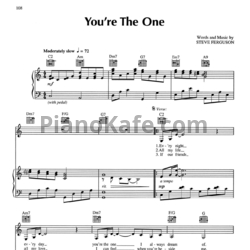 Ноты The Carpenters - You're the one - предпросмотр