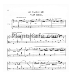 Ноты Герман Волленгаупт - La blondine (Polka-redowa) №5 - предпросмотр