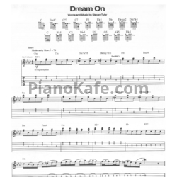 Ноты Aerosmith - Dream on (Версия 2) - предпросмотр