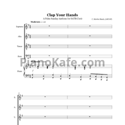 Ноты Martin Staub - Clap your hands