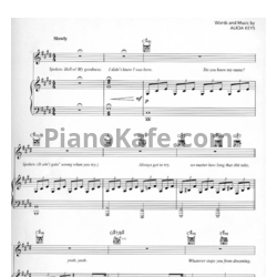 Ноты Alicia Keys - Piano and I - предпросмотр
