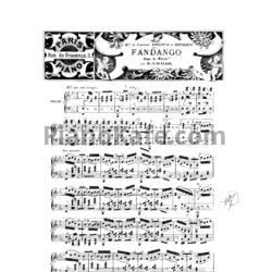 Ноты Peter Cavallo - Fandango, Op. 49 - предпросмотр