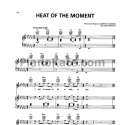 Ноты Asia - Heat of the moment