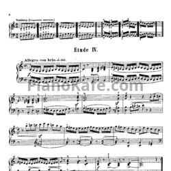 Ноты Альберт Лешгорн - Этюд (Соч. 169, №4) - предпросмотр