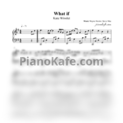 Ноты Kate Winslet - What if - предпросмотр