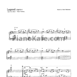 Ноты Yuriko Nakamura - Legend - предпросмотр