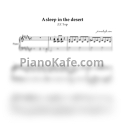 Ноты ZZ Top - Asleep in the desert (Piano cover)