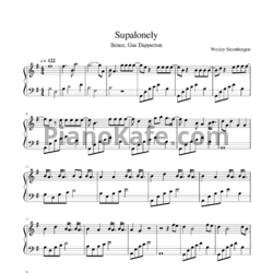 Ноты Benee - Supalonely - предпросмотр