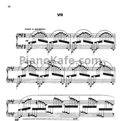 Ноты Claude Debussy - То, что видел западный ветер - предпросмотр