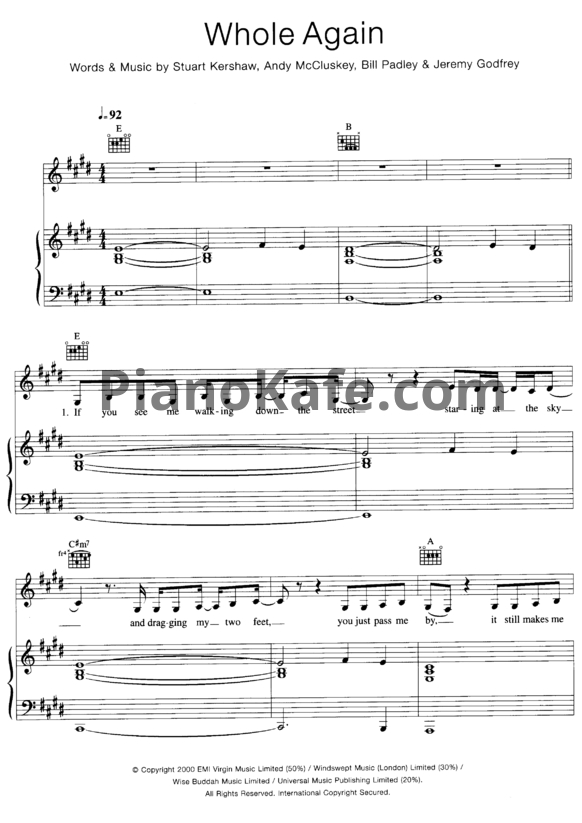 Ноты Atomic Kitten - The hit singles (Книга нот) - PianoKafe.com