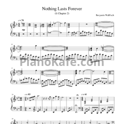 Ноты Benjamin Wallfisch - Nothing lasts forever - предпросмотр