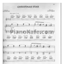 Ноты John Williams - Christmas star - предпросмотр