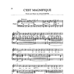 Ноты Frank Sinatra - C'est Magnifique