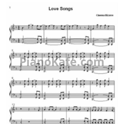 Ноты Cinema Bizarre - Lovesongs (They kill me) - предпросмотр