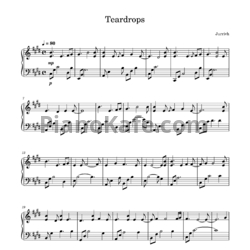 Ноты Jurrivh - Teardrops - предпросмотр