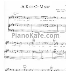 Ноты Queen - A kind of magic - предпросмотр