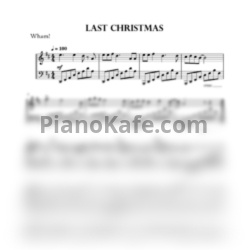 Ноты Wham! - Last Christmas (Версия 2) - предпросмотр