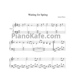 Ноты Edward Weiss - Waiting for Spring