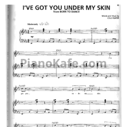Ноты Michael Buble - I've got you under my skin - предпросмотр