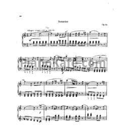 Ноты Шарль Алькан - Сонатина (Op. 61) - предпросмотр