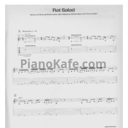 Ноты Black Sabbath - Rat salad - предпросмотр