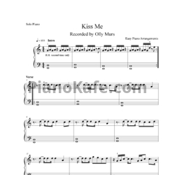 Ноты Olly Murs - Kiss me
