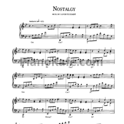 Ноты Richard Clayderman - Nostalgy (Версия 2) - предпросмотр