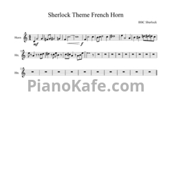 Ноты David Arnold, Michael Price - Sherlock Theme - предпросмотр