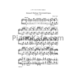 Ноты Ференц Лист - Большой хроматический галоп - предпросмотр