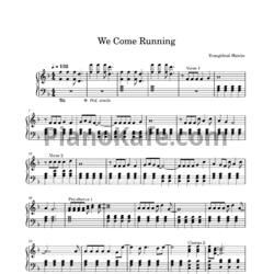 Ноты Youngblood Hawke - We Come Running