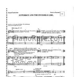Ноты Tom Kitt - Superboy and the invisible girl