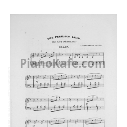 Ноты Л. Гоббартс - Опасный прыжок. Галоп для фортепиано (Op. 190) - предпросмотр