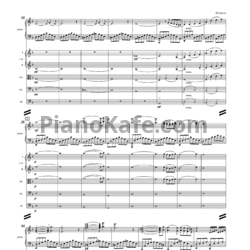 Ноты Леонид Левашкевич - Февраль (Партитура для струнного оркестра) - предпросмотр