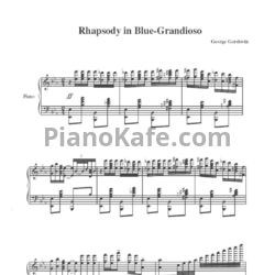 Ноты George Gershwin - Rhapsody in blue - предпросмотр