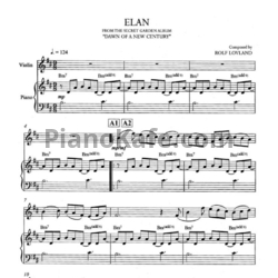 Ноты Secret Garden - Elan (для пианино и скрипки) - предпросмотр