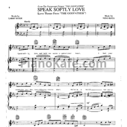 Ноты Nino Rota - The Godfather (Книга нот) - предпросмотр